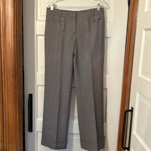 Ann Taylor Lindsay pants grey stripe size 6